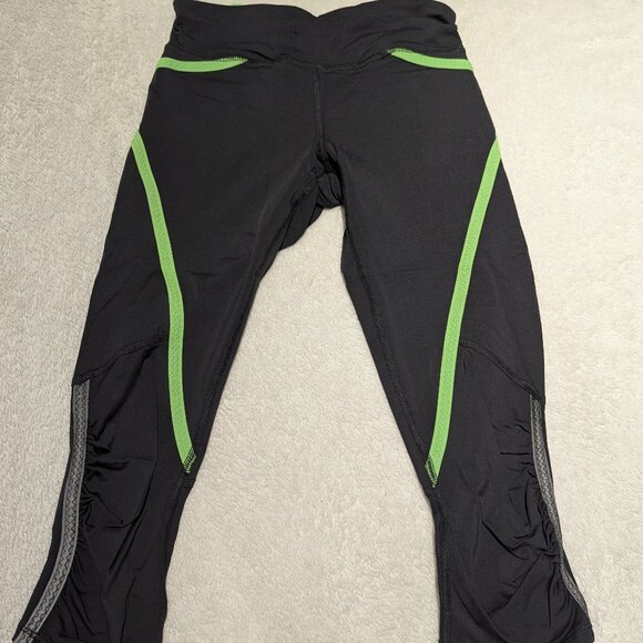 Lululemon Swiftly Pace Crop Bundle Size 2 / 4 Frond Green - Excellent Condition! - Picture 8 of 15